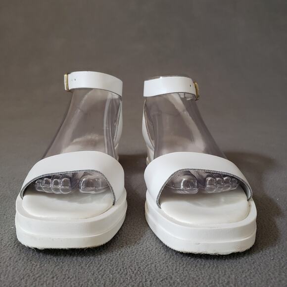 Seychelles Note To Self Sandals in White Leather Size 6 SEYC-WZ572 Ankle Strap - Picture 5 of 15